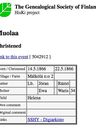 Record image of Helena Yrjöntytär 1249 Pekonen (o.s. Rämö)