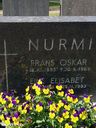 Record image of Frans Oskar Nurmi