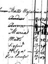 Record image of Maria Juhontytär Vesalainen (born Brandstaka)