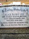 Record image of Alice Ruby Lee (born Ferguson)