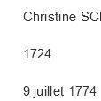Record image of CHRISTINE STEINMETZ (born SCHWEITZER)