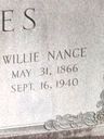 Record image of Willie Eugenia Jones (born Nance)