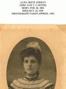 Record image of Alma Irene Alma Irene Carter (born Jordan)