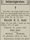 Record image of Harald Rudolf Edvin Hansson Dahl
