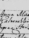 Record image of Maria Anna Eckhart (geb. Kaltenecker)