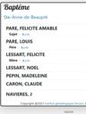 Record image of Felicite Amable Giguere (born Pare)