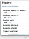 Record image of Francois Xavier Giguere