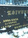 Record image of *** Anna Kaisa Koivuniemi (born Vanha)