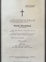 Record image of Marie Křivohlavá (geb. Hošková)