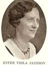 Record image of Ester Viola Jansson (born Dahlgren)
