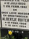 Record image of Albertje Hendriks van der Veen (geboren Ruiter)