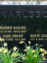Record image of Sofia Josefina Karlsson (o.s. Alexandersson)