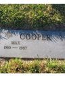Record image of Max (Joseph?) Cooper