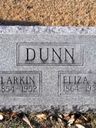 Record image of Eliza Jennie Dunn (born Roberts)