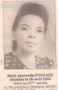 Luce Jeannette Mé DEDETTE/FOUCADE
