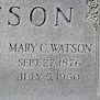 Record image of Mary Bronaugh "Mamie" Watson (born Carter)