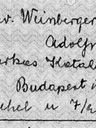 Record image of Katalin Weinberger (born Farkas)