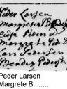 Record image of Pers Margreta (Martgarette) Ersson (o.s. Danielsdotter)