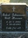 Record image of Rakel Elette Johansson (born Karlsdatter Skogvold (Hansen))