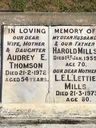 Record image of Audrey Evelyn Anderson / Thomson (born Mills)