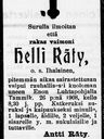 Record image of Helena Pentintytär Räty (o.s. Ihalainen)