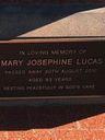 Record image of Mary (Josie) Josephine Lucas (geb. Carrigan)