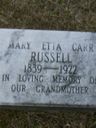 Record image of Mary Etta Elizabeth Russell (born Carr)