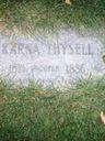Record image of Karna Thysell (born Håkansdotter)