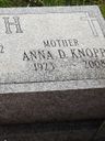 Record image of Anna D. Olash (geb. Knopp)