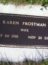 Record image of Karen Marie Frostman (born Green)