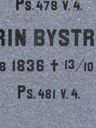 Record image of Catharina (Karin) Byström (född Jonsson) (born Pehrsdotter)