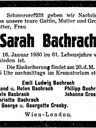 Record image of Sarah BACHRACH (born ORNER)