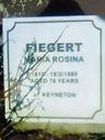 Record image of Marie Rosina Fiegert (born Gorrland)
