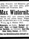 Record image of Maximilian "Max" Winternitz