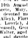 Record image of Mary Maria Mrs. William Southam 24 Dec 1901 (o.s. Pope)