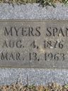 Record image of Emma Irene WERTZ-MYERS-SPANGLER (born WISENSALE)