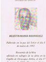 Record image of Agustin Maria (CUNUNA) Rodriguez