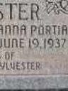 Record image of Anna Portia Sylvester