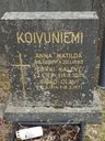 Record image of Anna Mathilda Koivuniemi (born Mäkirinne Lindfors)