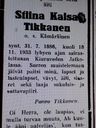 Record image of Stiina Kaisa*4-3 Tikkanen (born Kämäräinen)