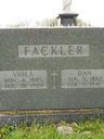 Record image of Anna Viola Fackler (born Hardesty)