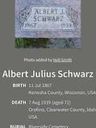 Record image of Albert Julius Schwarz