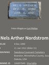 Record image of Nels Arthur Nordstrom