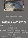 Record image of Magnus Nordstrom