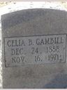 Record image of Celia Gambill (born Brown)
