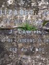 Record image of Elizabeth Jane Lawrie (born Johnston / Beig /Begg)