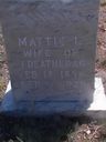 Record image of Martha "Mattie" Deatherage (born Edge)