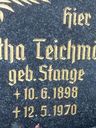 Record image of Martha Teichmüller (geb. Stange)