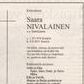 Record image of Saara Nivalainen (born Rahikainen)