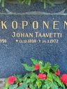 Record image of Pentti Koponen